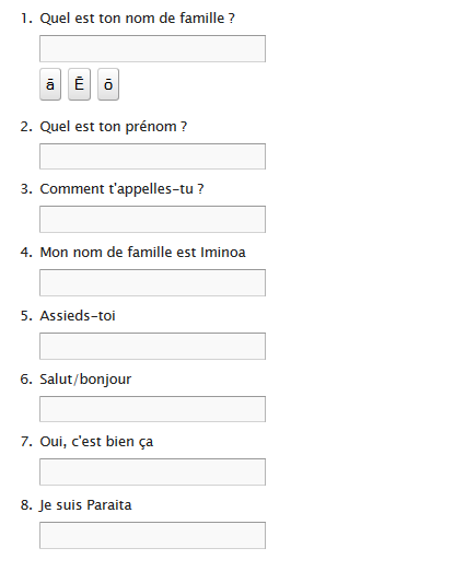 exercice de traduction